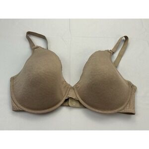 Gratlin Underwire Nursing Bra 36E Nude Beige Padded Full Coverage Maternity